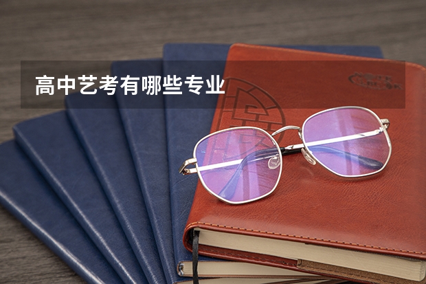 高中艺考有哪些专业