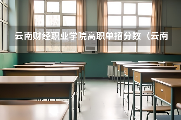 云南财经职业学院高职单招分数（云南现代职业技术学校药品生产技术单招分数线）