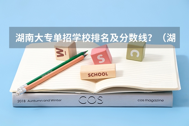 湖南大专单招学校排名及分数线？（湖南公立大专分数线最低的学校）