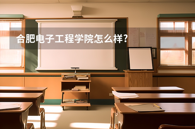 合肥电子工程学院怎么样?