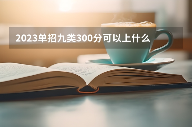 2023单招九类300分可以上什么学校？