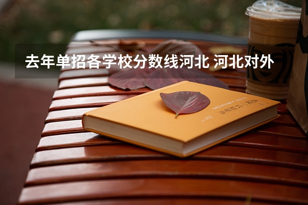 去年单招各学校分数线河北 河北对外经贸职业学院单招录取分数线