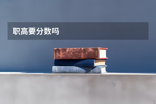 职高要分数吗