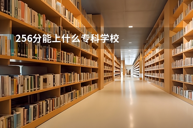 256分能上什么专科学校