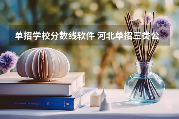 单招学校分数线软件 河北单招三类公办学校分数线