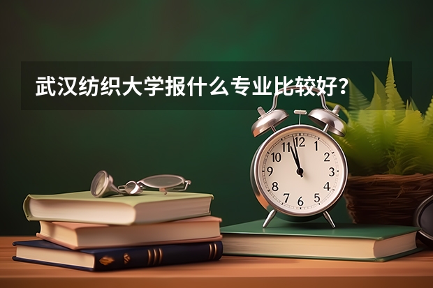 武汉纺织大学报什么专业比较好？