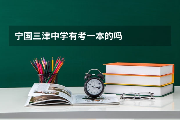 宁国三津中学有考一本的吗