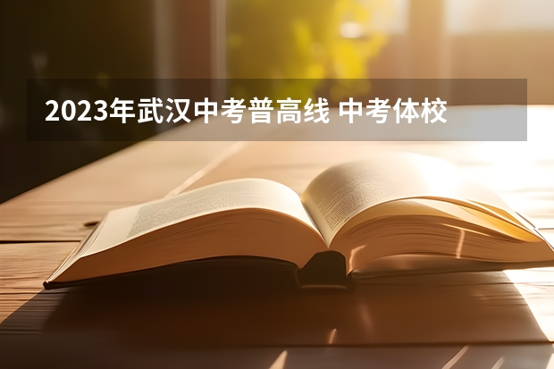 2023年武汉中考普高线 中考体校招生标准分数线