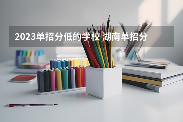 2023单招分低的学校 湖南单招分数线最低的学校
