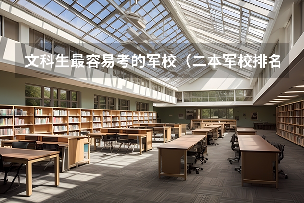 文科生最容易考的军校（二本军校排名及分数线）