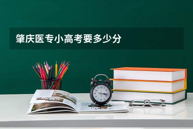 肇庆医专小高考要多少分