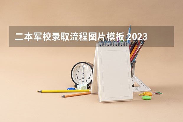 二本军校录取流程图片模板 2023年高考报考军校流程