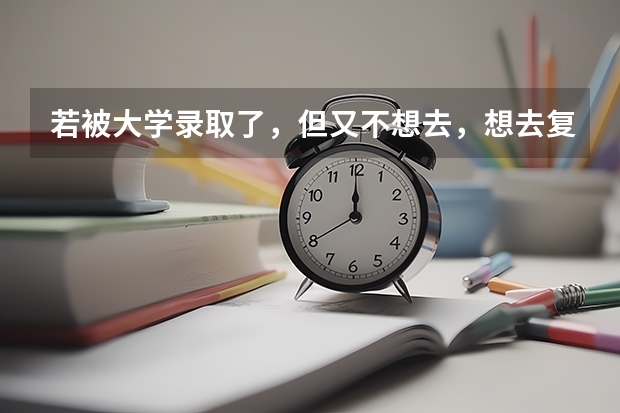 若被大学录取了，但又不想去，想去复读，要办什么手续吗？