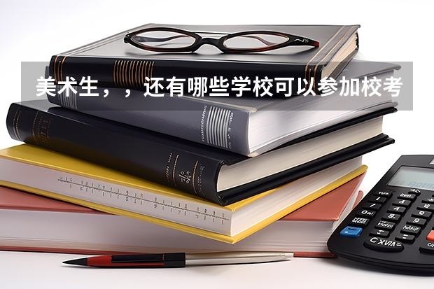 美术生，，还有哪些学校可以参加校考