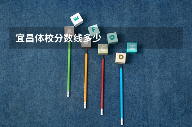 宜昌体校分数线多少