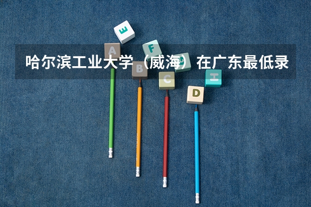 哈尔滨工业大学（威海）在广东最低录取分数参考