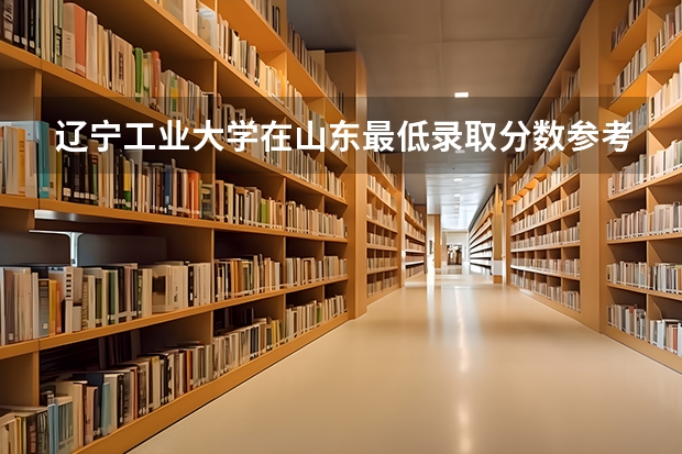 辽宁工业大学在山东最低录取分数参考