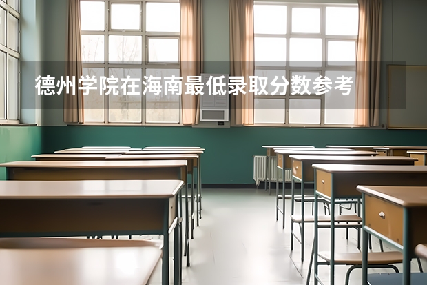 德州学院在海南最低录取分数参考