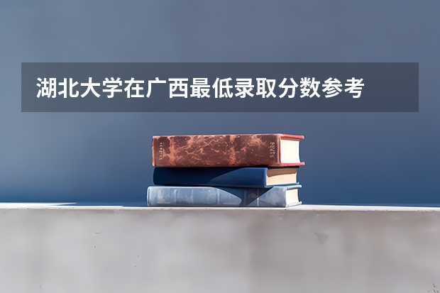 湖北大学在广西最低录取分数参考