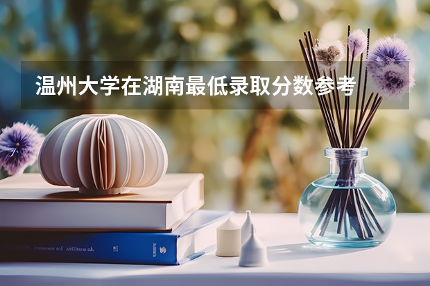 温州大学在湖南最低录取分数参考