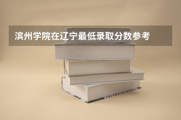 滨州学院在辽宁最低录取分数参考